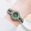XR4556 Minimaliste Élégant Femmes Montre-Bracelet Élégant Plein Cristal Brillant Montre Décontractée Analogique Bracelet À Quartz avec Bracelet En Alliage