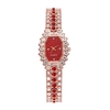 XR4587 cristal brillant femmes élégantes montre-bracelet minimaliste élégant montre décontractée analogique bracelet à quartz brillant dame robe montre avec bracelet en alliage