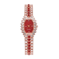 XR4587 cristal brillant femmes élégantes montre-bracelet minimaliste élégant montre décontractée analogique bracelet à quartz brillant dame robe montre avec bracelet en alliage
