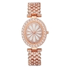 XR4603 Luxueux Bling Plein-Cristal Décoré Femmes Montre-Bracelet Élégante Dame Robe Montre Beau Bracelet À Quartz Analogique avec Bracelet En Alliage