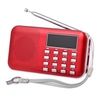 Y-896 Mini FM Radio Numérique Portable 3 W Haut-Parleur Stéréo MP3 Audio Lecteur Haute Fidélité Qualité Sonore w / 2 Pouces Écran Support USB Lecteur Carte TF AUX-IN Écouteur-out
