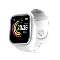 Y68 1.44in montres intelligentes surveillance de la fréquence cardiaque montre montres de sport bracelet étanche Smartwatch