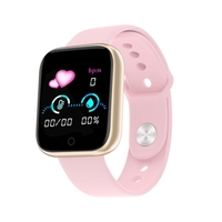 Y68 Bracelet de sport intelligent à écran tactile unique IPS 1, 44 pouces