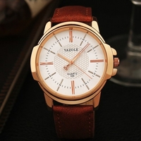 YAZOLE hommes montre à Quartz exquise montre-bracelet homme affichage de l