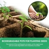 YEGBONG 24 Trousse de démarrage de semences PCS avec étiquettes de plantes Outils de transplantation pour planter des semences