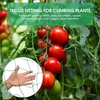 YEGBONG Filet en treillis pour plantes grimpantes 16 x 6 pieds Filet en treillis de jardin pour concombre vigne Fruits Légumes Tomate avec pinces à attache