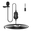 YELANGU MY2 Professionnel Cravate Microphone Enregistrement Portable Omni-directionnel Condensateur Interview Micro avec Adaptateur 6.5mm