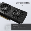 Yeston RTX3050-8G D6 GA carte graphique de jeu 8G/128bit/GDDR6 mémoire 2 ventilateurs de refroidissement de grande taille plaque arrière en métal DP * 3 + ports HD