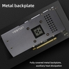 Yeston RTX3060-12G D6 GA carte graphique de jeu 12G/192bit/GDDR6 mémoire 2 ventilateurs de refroidissement de grande taille plaque arrière en métal DP * 3 + ports HD