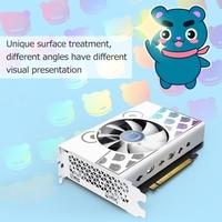 Yeston RX6500XT 4GD6 MA carte graphique de jeu 4G/64bit/GDDR6 mémoire 18Gbps vitesse de mémoire DP + Interfaces de sortie HD
