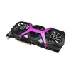 Yeston RX6800-16G D6 PB carte graphique de jeu avec mémoire 16G/256bit/GDDR6 3 ventilateurs de grande taille plaque arrière en métal lumière respiratoire