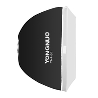 YONGNUO YN4-60 60*60cm/24*24in Boîte à lumière carrée pour photographie avec support Bowens amovible pour diffuseur Sac de transport pour Studio Portrait Photographie de produit Streaming en direct