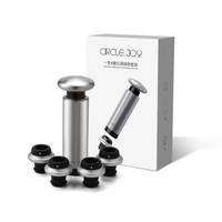Youpin CircleJoy bouchon de bouteille de vin rouge scellant sous vide bouchon de vin frais garde-vin frais Champagne bouchon de bouteille de liège pour outils de Bar