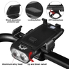 YSANAM 4-en-1 USB Rechargeable LED étanche vélo ensemble de lumière