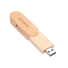 yvonne en bois clé USB rotatif stylo lecteur mémoire 16G mémoire bâton cadeau