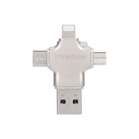 yvonne Y23 USB2.0 U disque Type-C quatre-en-un disque OTG U haute vitesse pour téléphone / PC / ordinateur portable