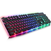 ZERODATE KB202 Clavier mécanique rétroéclairé pour les jeux