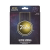 ZIKO Cordes de guitare acoustiques enduites de cordes de guitare haut de gamme Noyau en acier hexagonal Revêtement antirouille en bronze phosphoreux Lot de 6 cordes