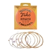 ZIKO DCZ-010 Cordes de guitare acoustique extra légères Fil en alliage hexagonal Fil de laiton résistant à la corrosion Ensemble de 6 cordes Accessoires pour instruments de musique