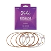 ZIKO DP-010 cordes de guitare acoustique Extra légères fil en alliage hexagonal phosphore Bronze enroulé résistant à la Corrosion ensemble de 6 cordes