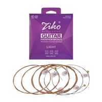 ZIKO DP-010 cordes de guitare acoustique Extra légères fil en alliage hexagonal phosphore Bronze enroulé résistant à la Corrosion ensemble de 6 cordes