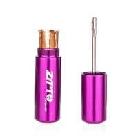 ZTTO Kit de réparation de pneus de vélo Tubeless Tire Plug Tool Fix Flat Crevaison avec 5 bandes pour VTT Mountain Road Bike