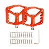 ZTTO vtt pédales de vélo de montagne en nylon fibre plate-forme de vélo pédales plates anti-dérapant 9/16 pouces roulement scellé pour BMX vtt vtt vélo de route