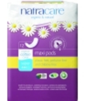 12 Serviettes périodiques MaxiPads Natracare