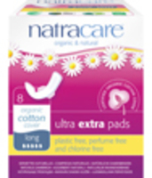 8 Serviettes longues Ultra Extra à Natracare