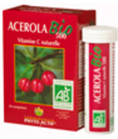 Acerola BIO 500 2 tubes de 12 Phyto-Actif