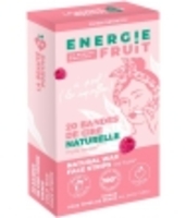 Bandes de cire froide naturelles visage Fruits rouges 20 Energie Fruit