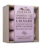 Barquette de 3 Savonnettes Lavande Oleanat