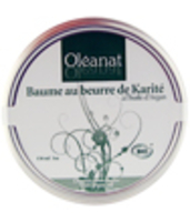 Baume au beurre de karité et huile d