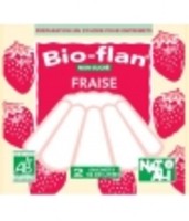 Bioflan Fraise sans sucres ajoutés Natali