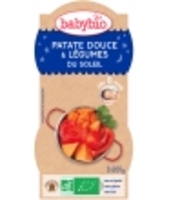 Bol Bonne Nuit Patates Douces Légumes du Soleil Riz Dès 8 mois 2 x Babybio