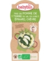 Bol Menu Mes légumes Pomme de terre Epinard Chèvre dès 8 mois Babybio