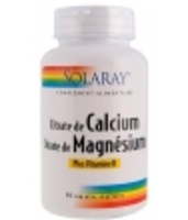 Calcium Magnésium Vitamine D 90 gélules Solaray