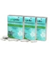 Chewing Gum Propolis,  Menthe et Xylitol lot de 3 boîtes de 25 Propolia