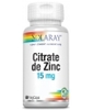 Citrate de ZINC 15 mg 60 gélules Solaray