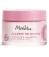 Crème hydra repulpante Source de roses Melvita