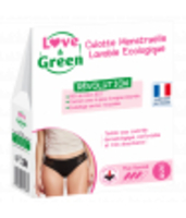 Culotte Menstruelle Lavable Ecologique Taille 38 Flux Love and Green
