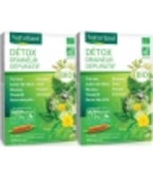 Detox Bio (association de 9 plantes*) Lot de 2 boîtes 20 ampoules Naturland