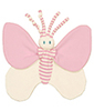 Doudou Bondifly Rose spécial bébé prématuré Keptin jr