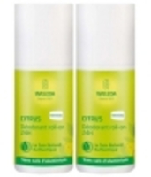 Duo Déodorant roll on 24h Citrus Weleda