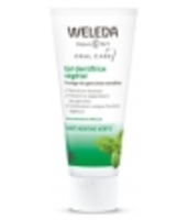 Gel dentifrice végétal sensibilité gingivale gout menthe verte Weleda