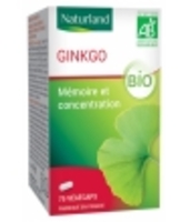Ginkgo Biloba 75 Gélules Naturland