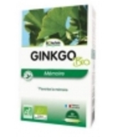 Ginkgo biloba bio 20 ampoules de Biotechnie