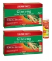 Ginseng Gelée Royale Acerola bio 40 ampoules Lot 2x20x15ML + 1 Acerola Super Diet