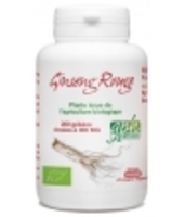 Ginseng Rouge racine bio 300MG 200 GPH Diffusion