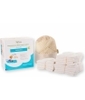 Kit Eco Net 15 débarbouillettes lavables en Bambou écru + filet + boite de Les Tendances D Emma